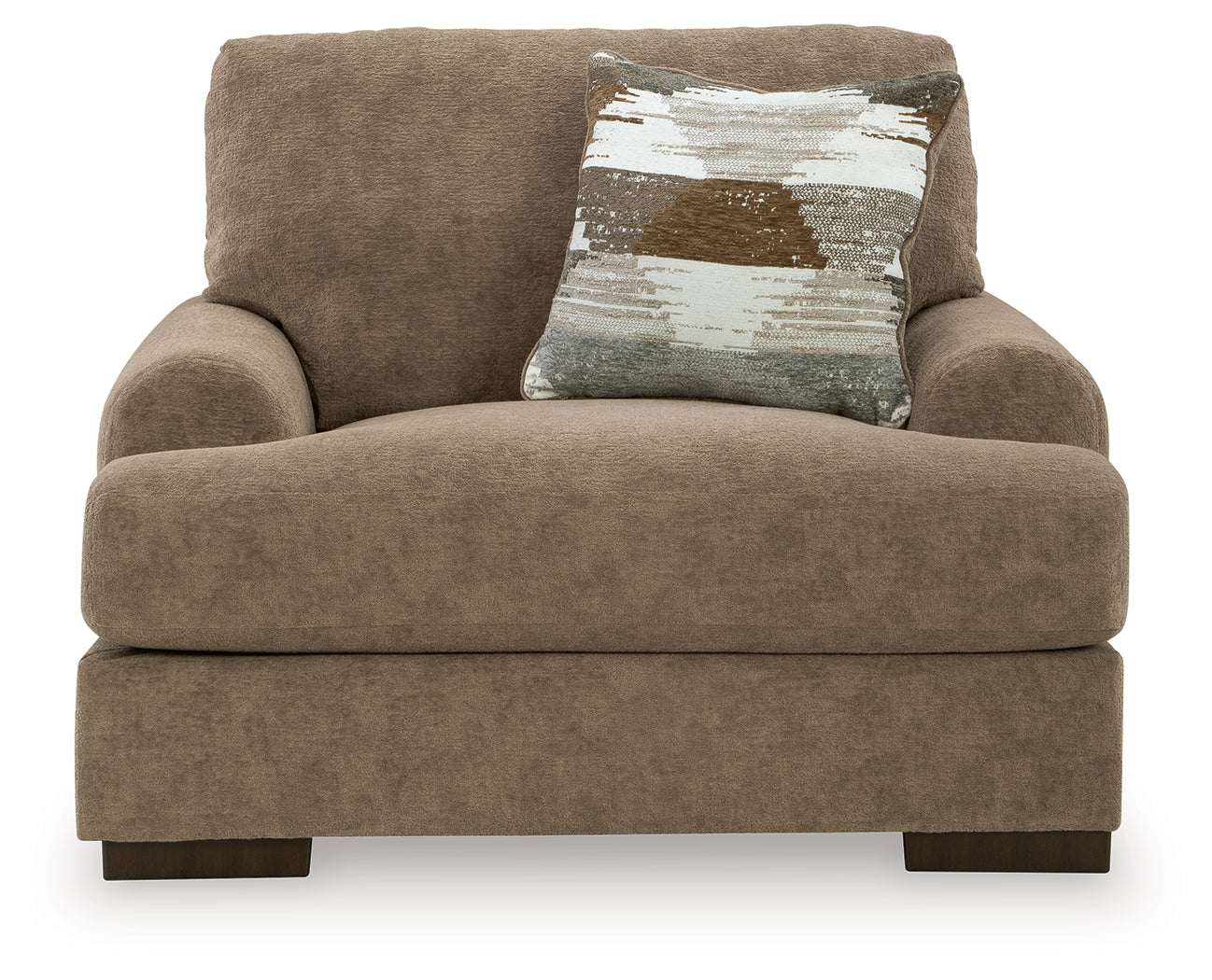Jayne Park Pecan Oversized Chair - Ornate Home