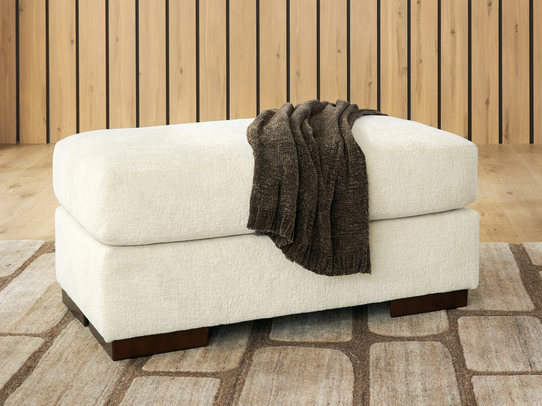 Jayne Park Sand Ottoman - Ornate Home