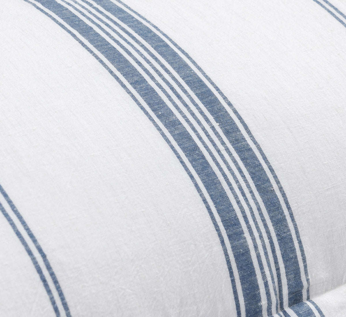 Jayson Blue Stripe Linen Cashmere Duvet Collection - Ornate Home
