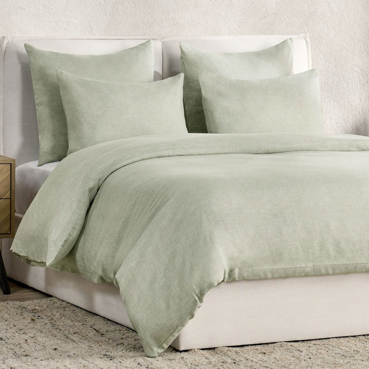 Jayson Sagebrush Linen Cashmere Duvet Collection - Ornate Home
