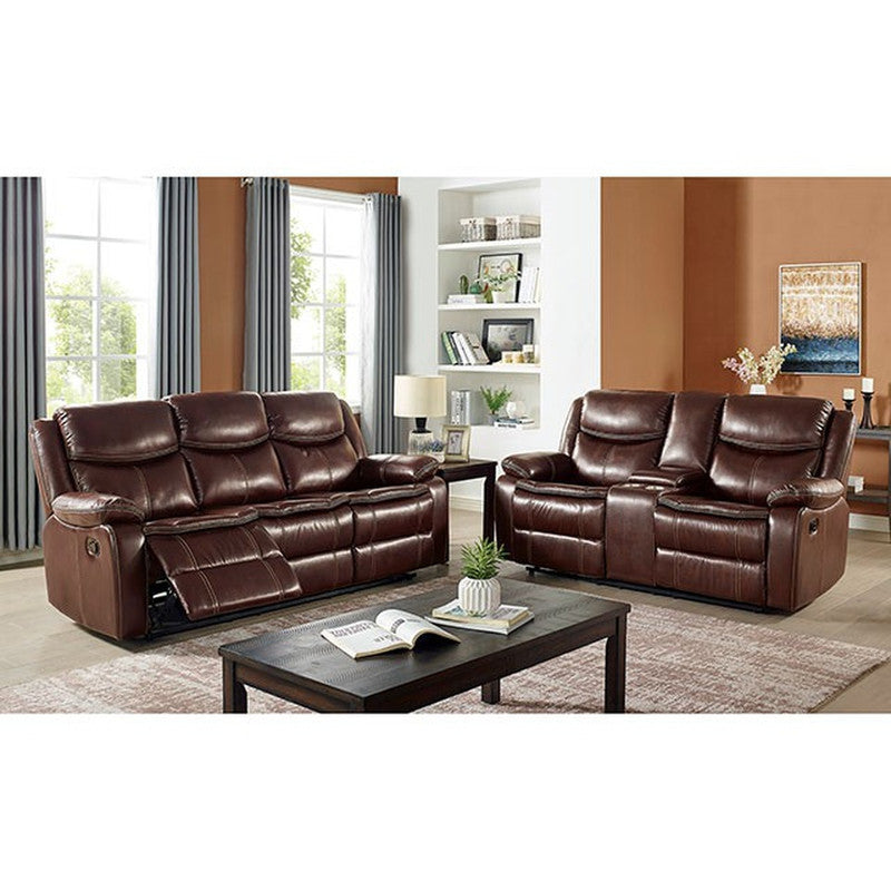Jeanna Brown Loveseat - Ornate Home