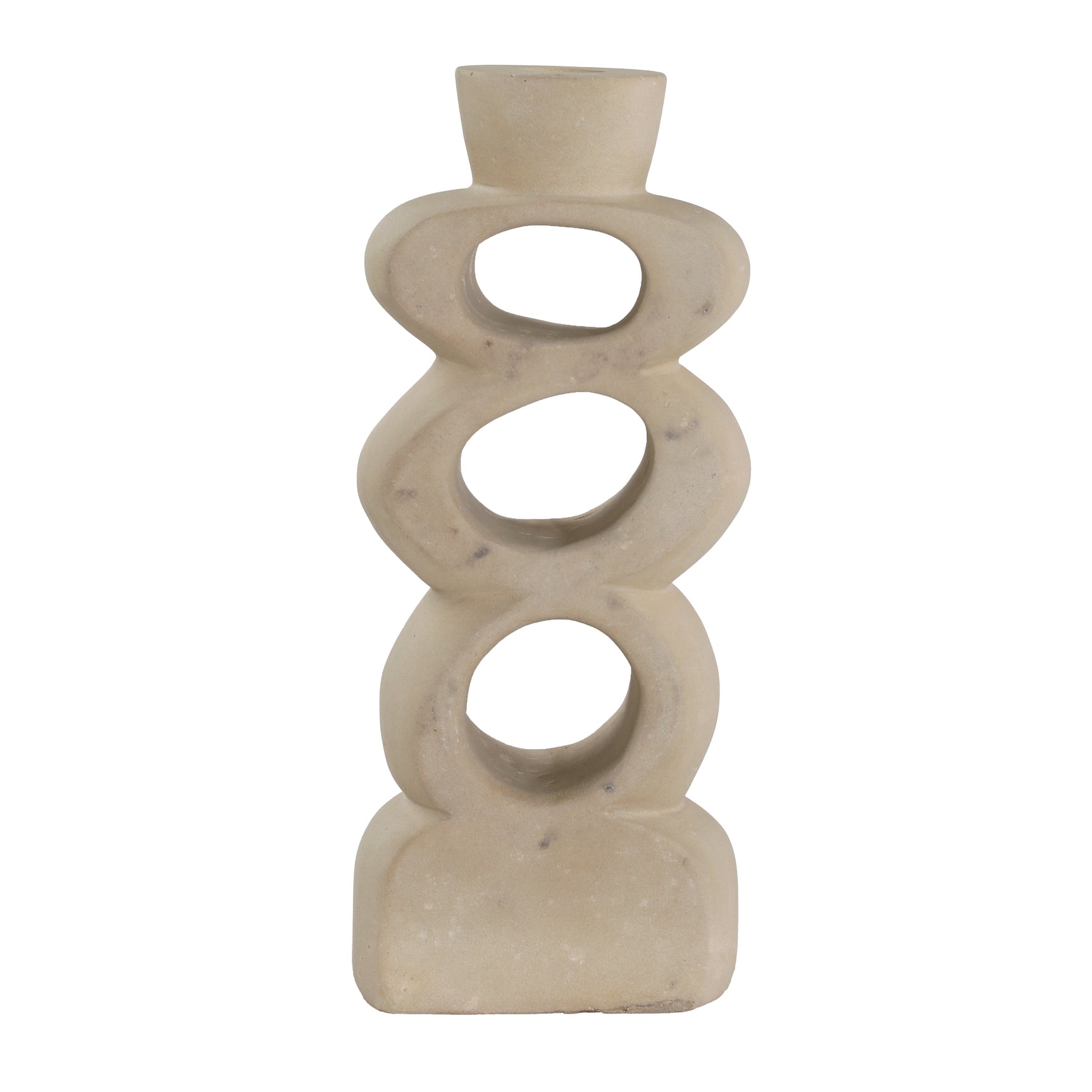 Jeannie Ivory Candle Holder - Ornate Home