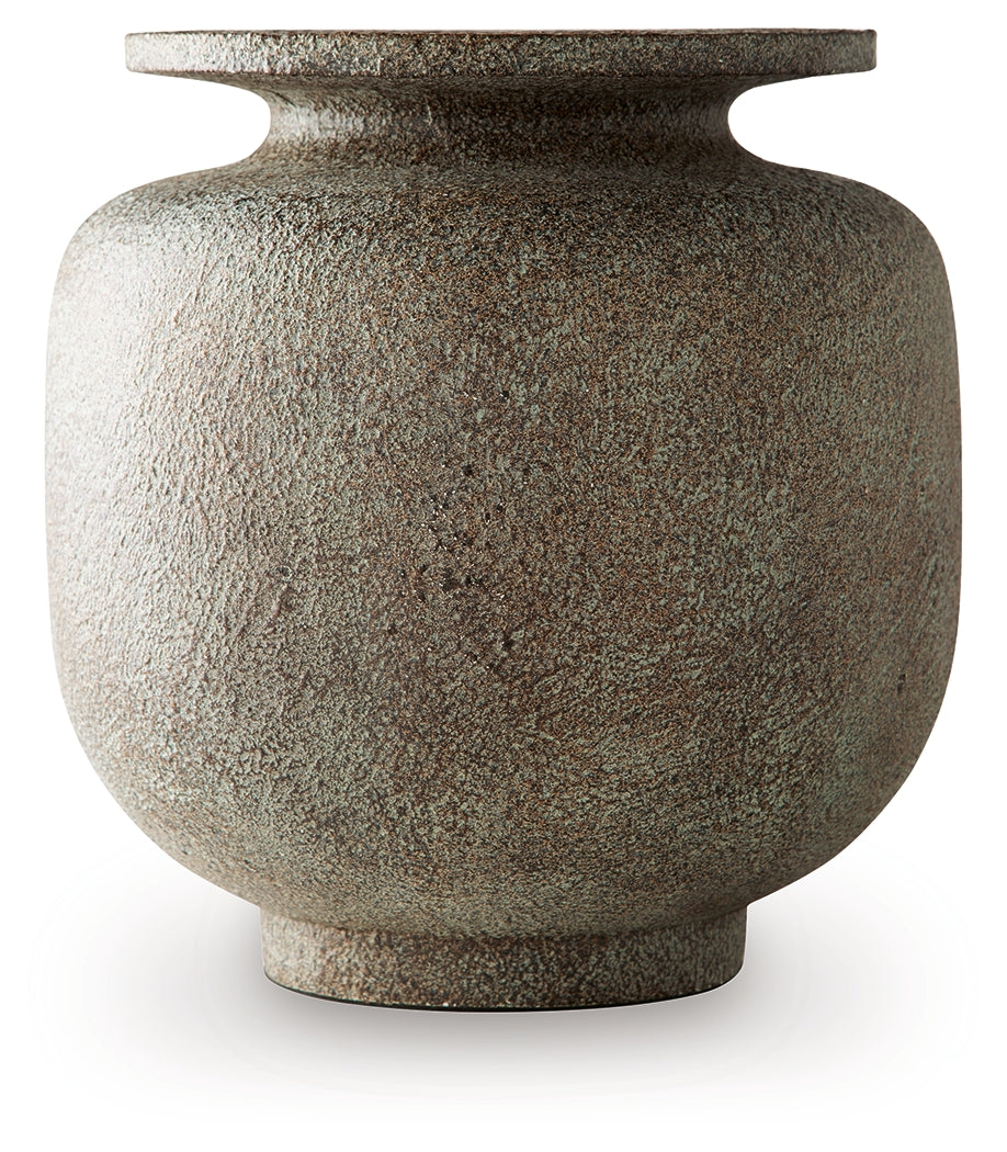 Jedwick Gray/Brown Vase (Online Special Price) - Ornate Home