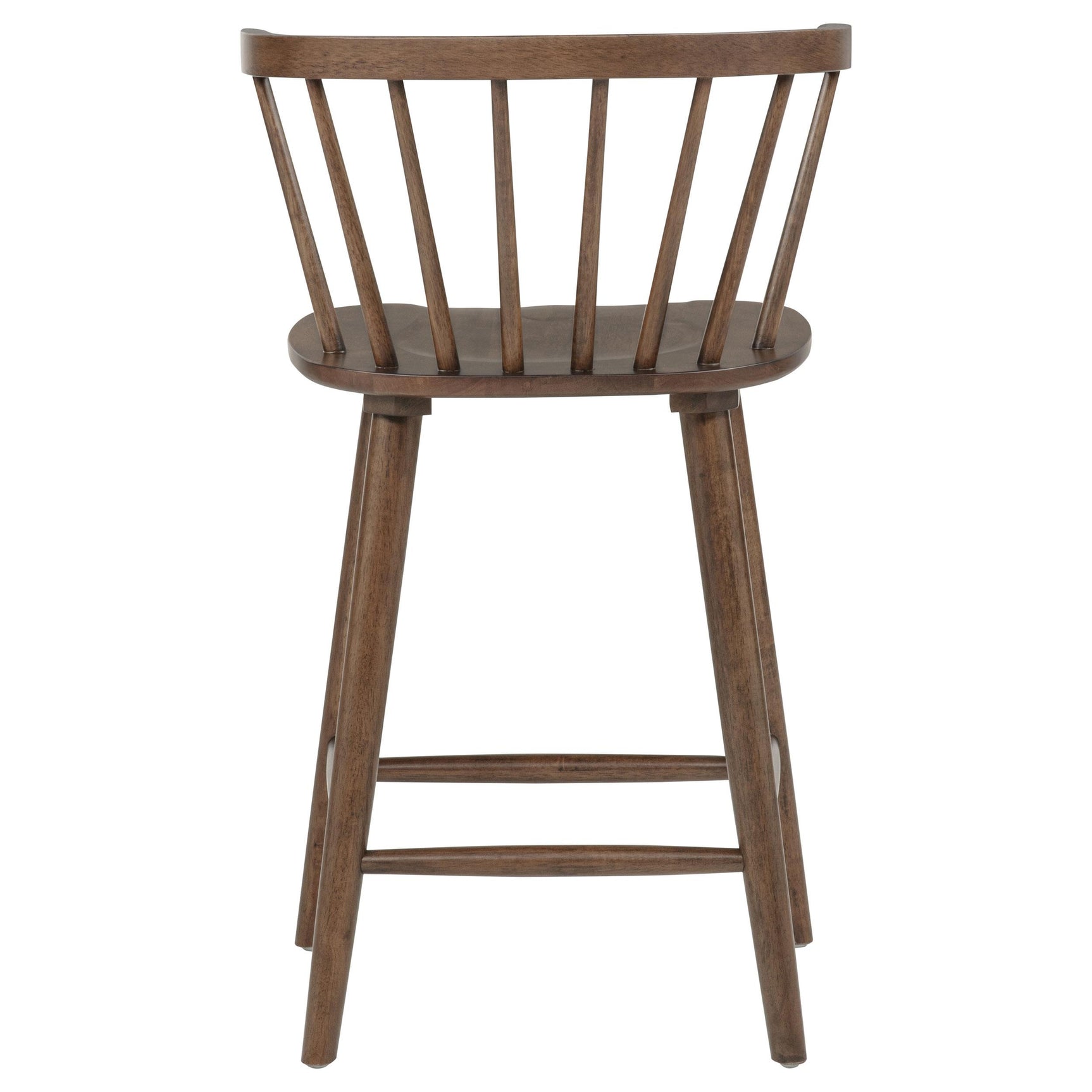Jeffries Walnut HP0426 Counter Chair (Pack Of 2) - Ornate Home
