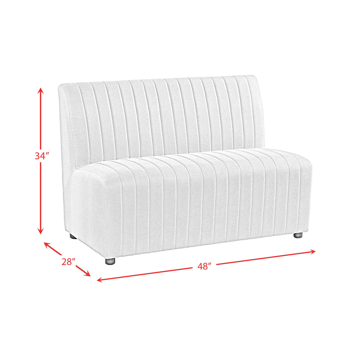 Jemma Beige Linen Upholstered Bench - Ornate Home