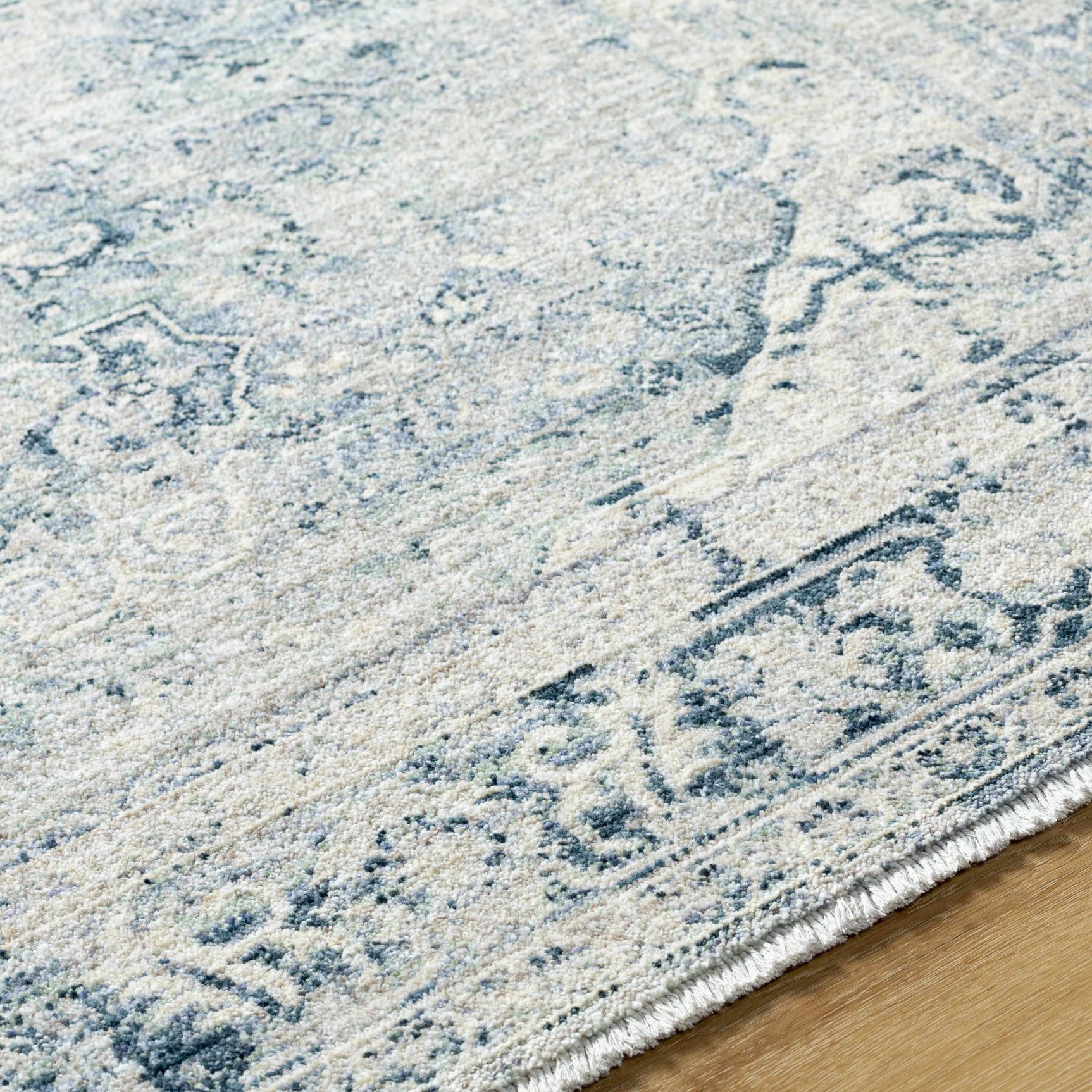 Jemma Blue Medallion Area Rug - Clearance - Ornate Home