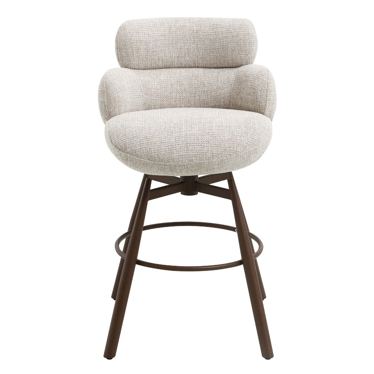 Jena Beige Bar Chair W/Swivel - Ornate Home