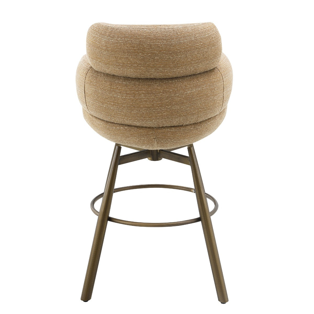 Jena Taupe Bar Chair W/Swivel - Ornate Home
