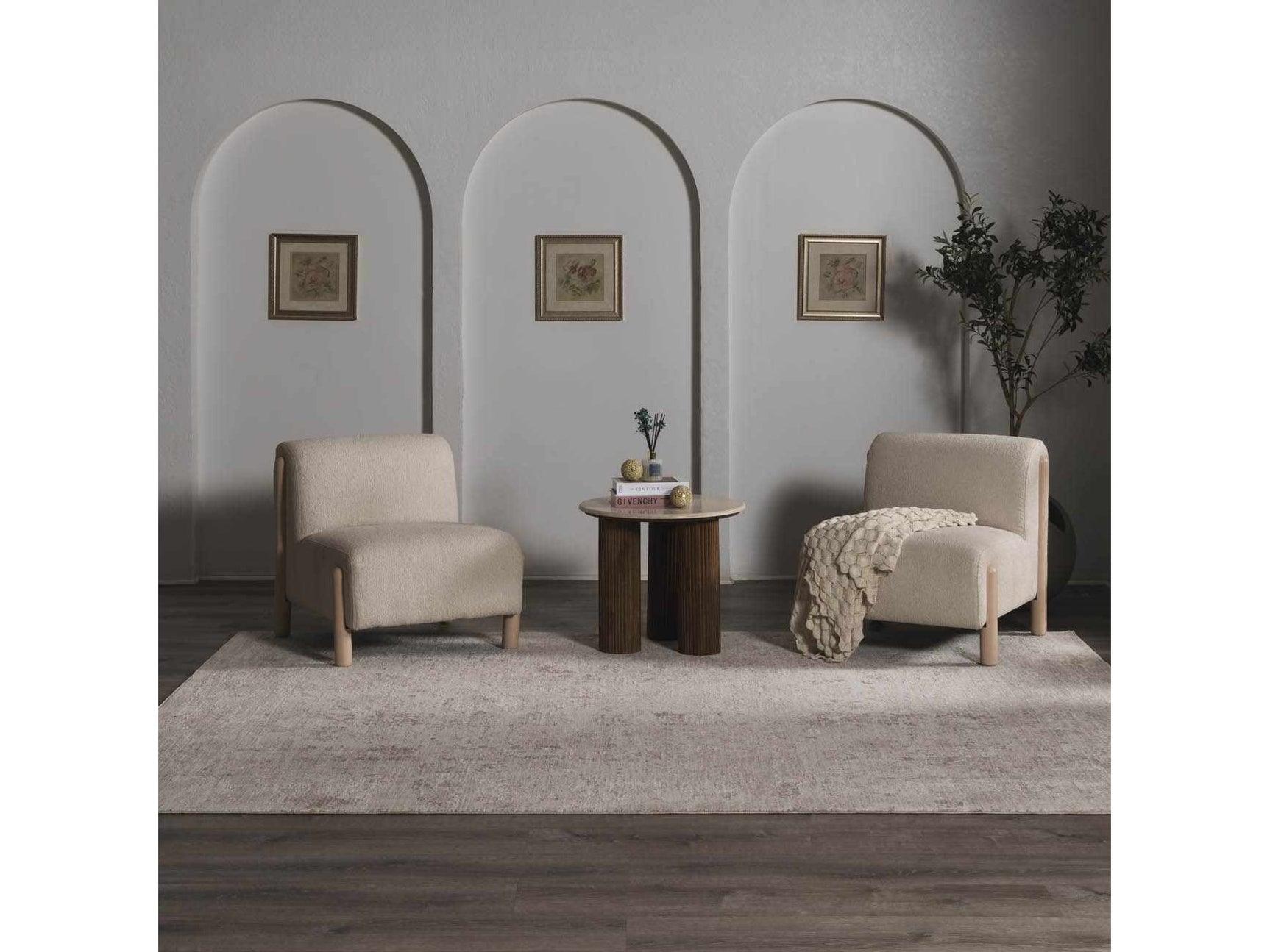 Jenis Gray Luxe Rug - Ornate Home