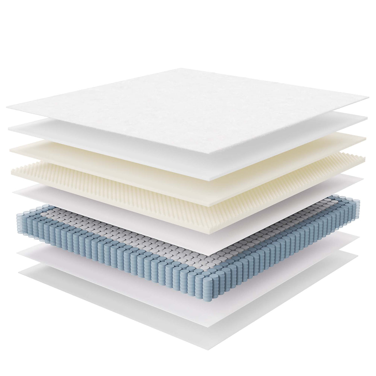 Jenna 10" Innerspring and Foam King Mattress - Ornate Home