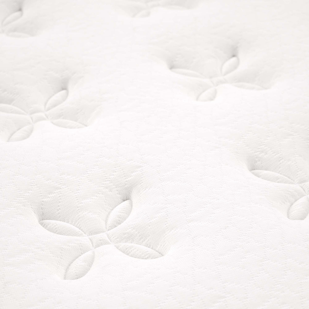 Jenna White 8" Innerspring and Foam Full Mattress - Ornate Home