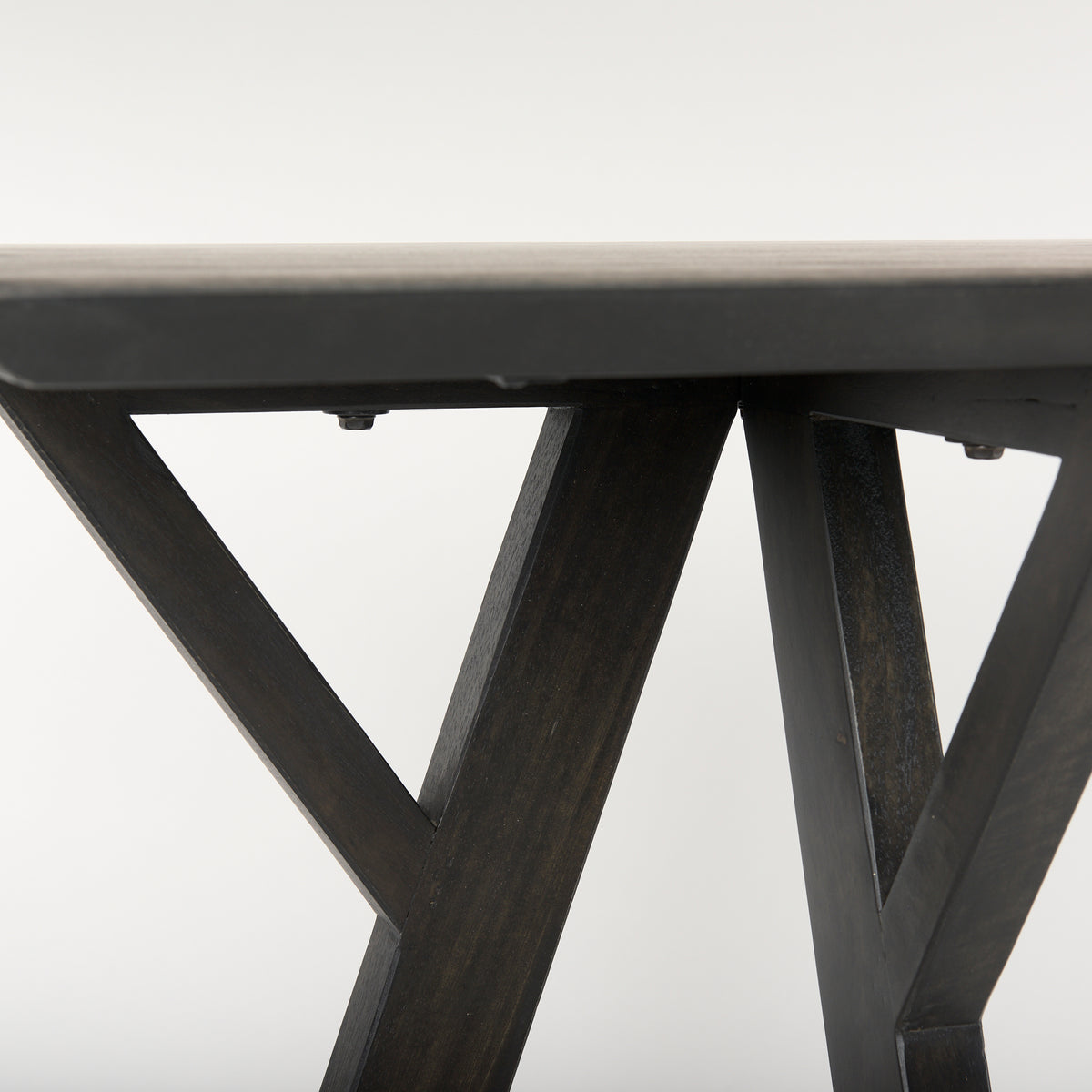 Jennings Dark Brown Wood Console Table - Ornate Home