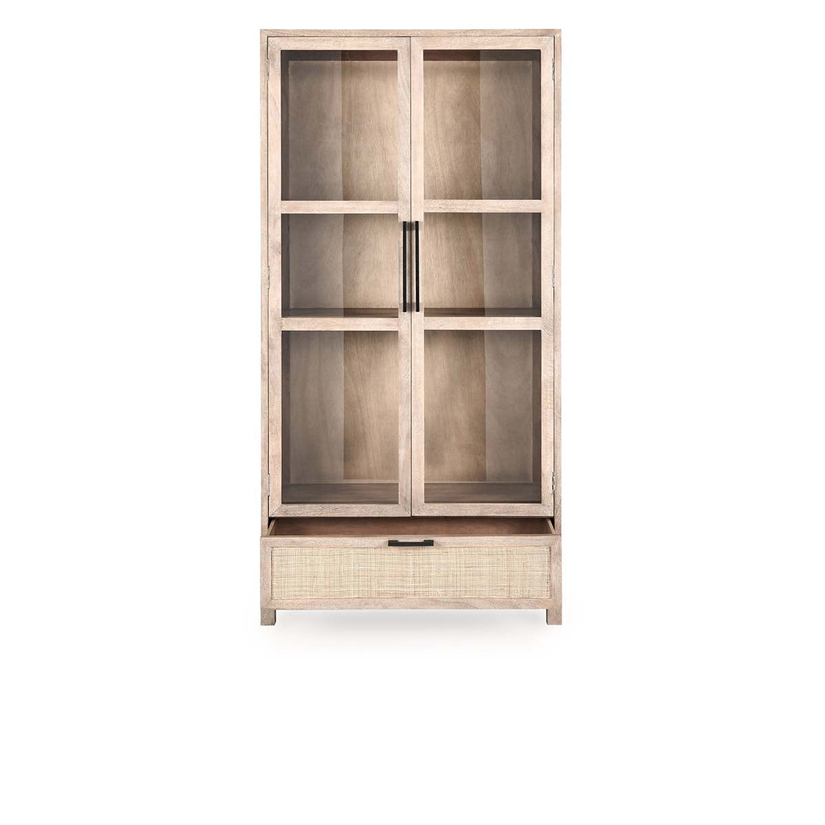 Jensen Brown Tall Cabinet - Ornate Home