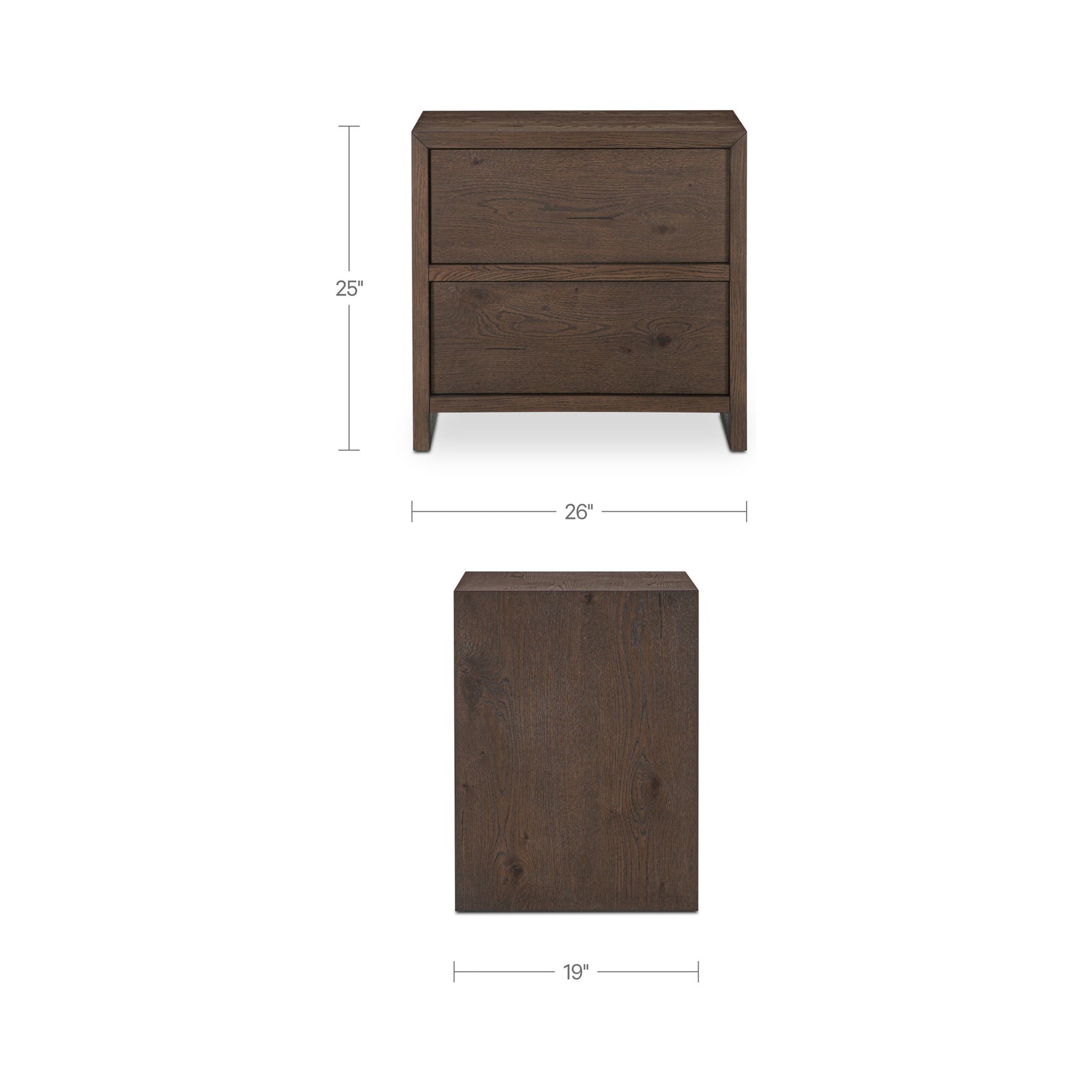 Jenson Brown Nightstand - Ornate Home