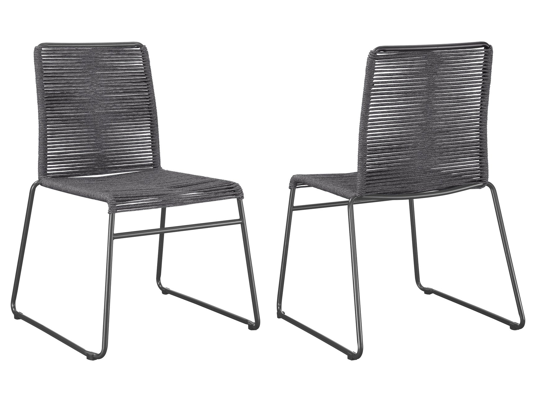 Jerome Charcoal Side Chair (Set of 2) - Ornate Home