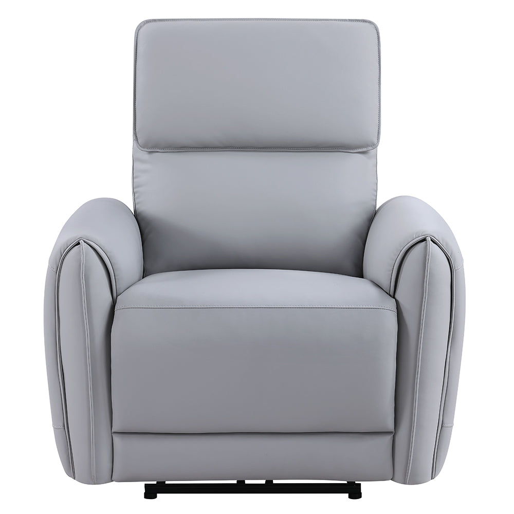 Jeromie Gray Power Motion Recliner - Ornate Home