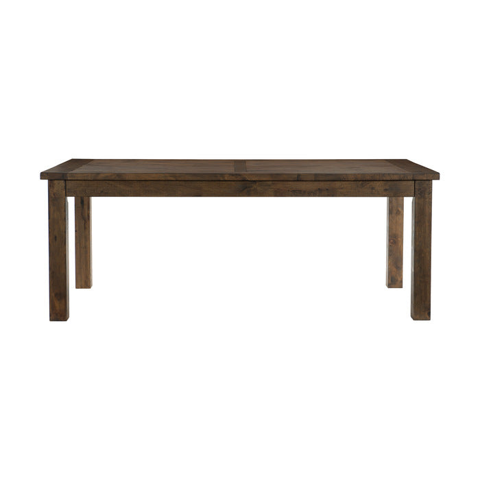 Jerrick Burnished Brown Dining Table - Ornate Home