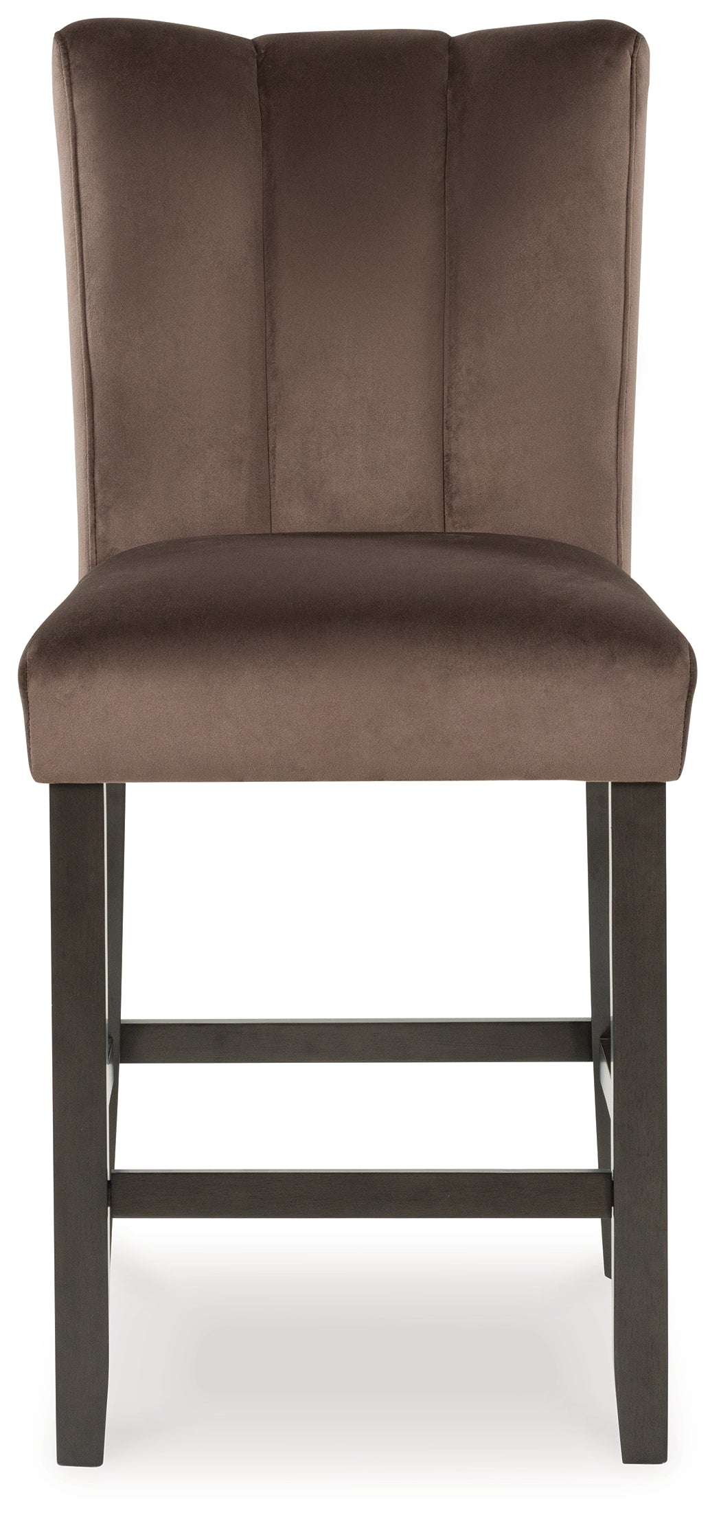 Jeshina Dark Brown/Beige/Mocha Counter Height Dining Table and 4 Barstools - Ornate Home