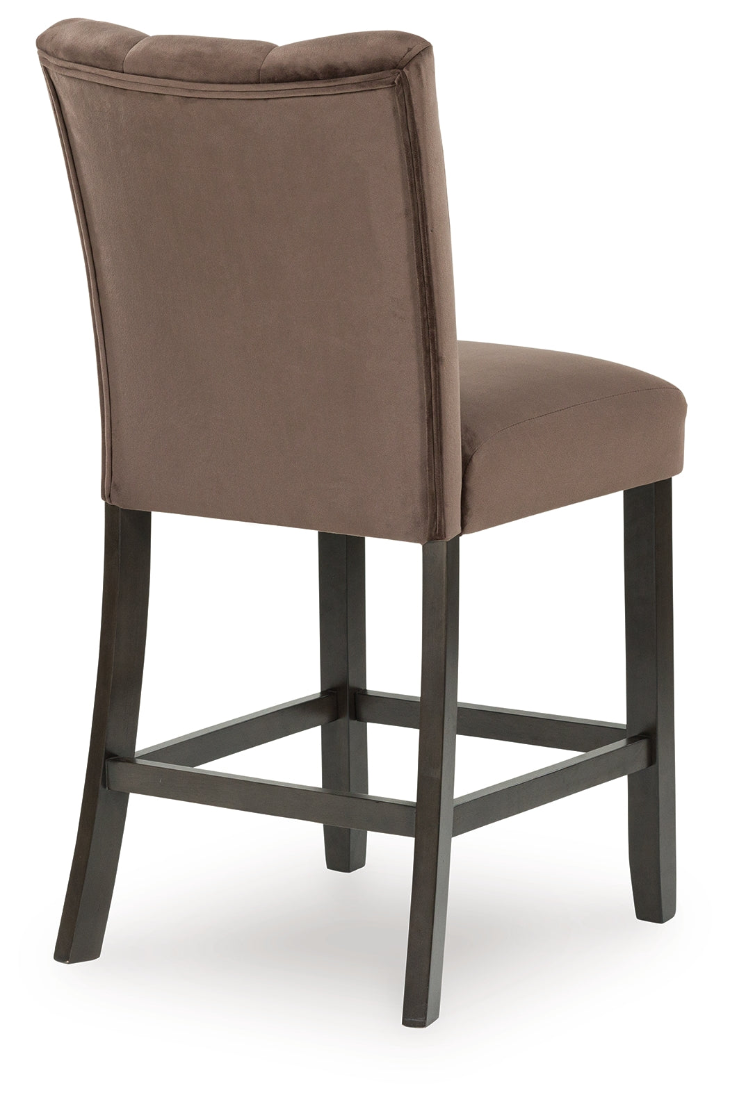 Jeshina Dark Brown/Beige/Mocha Counter Height Dining Table and 4 Barstools - Ornate Home