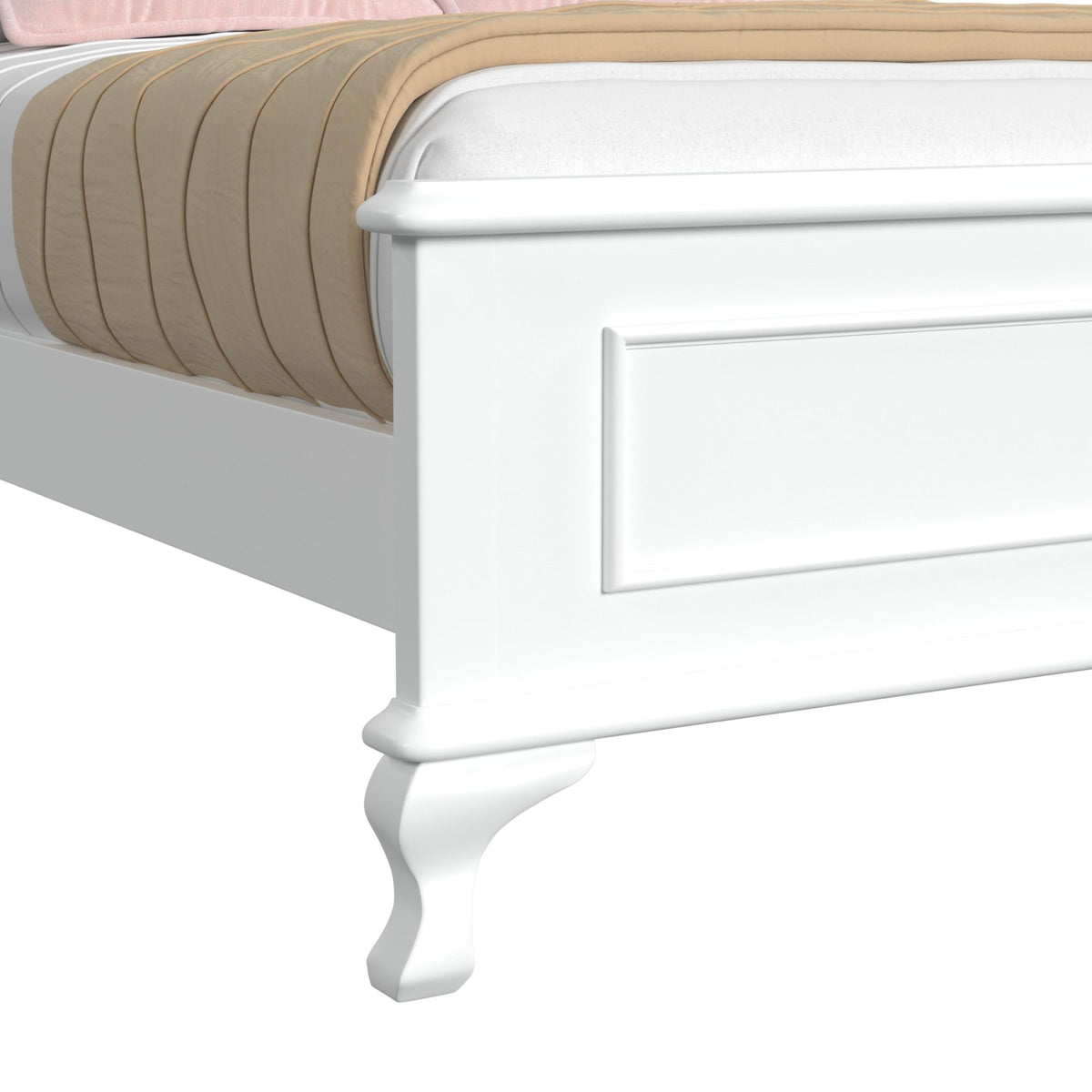 Jesse White 4-Piece Full Panel Bedroom Set - Ornate Home