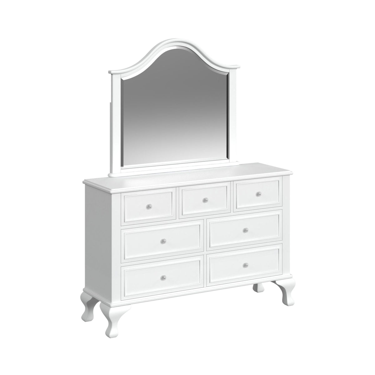 Jesse White 6-Piece Twin Panel Bedroom Set - Ornate Home