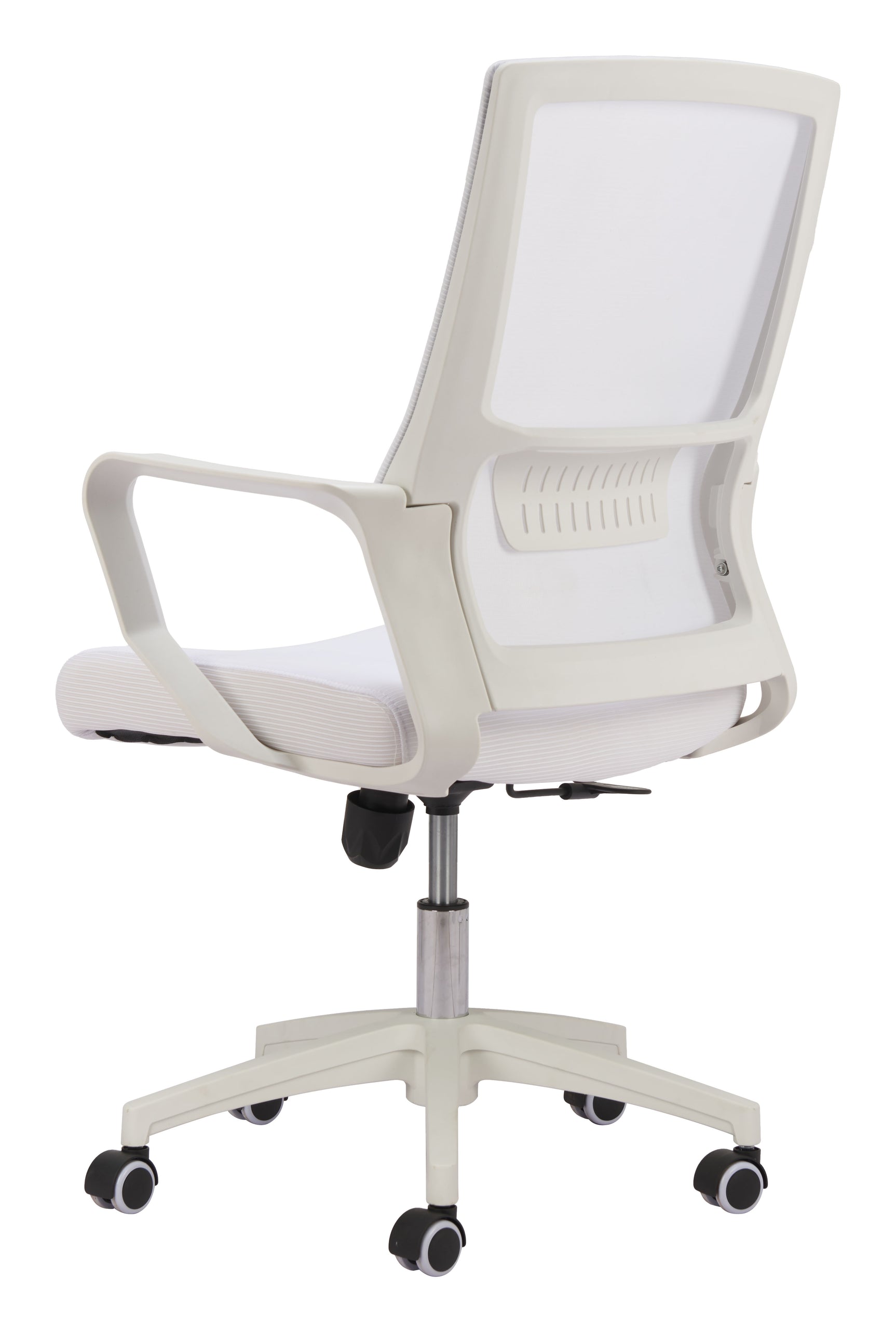 Jett White Low Back Office Chair - Ornate Home
