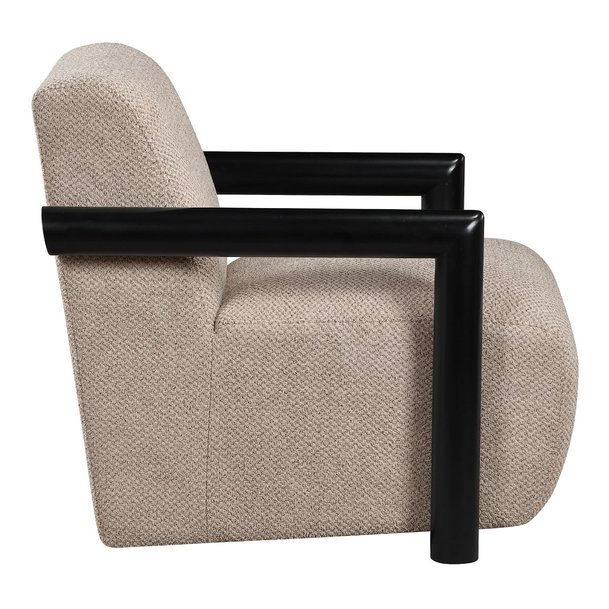 Jetta Latte/Black Accent Chair - Ornate Home