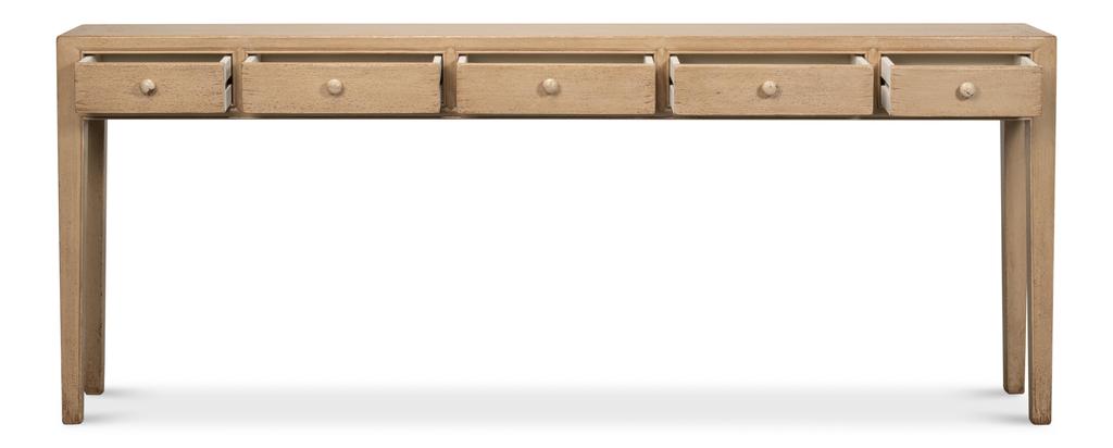 Jeweler's Ivory Console Table - Ornate Home