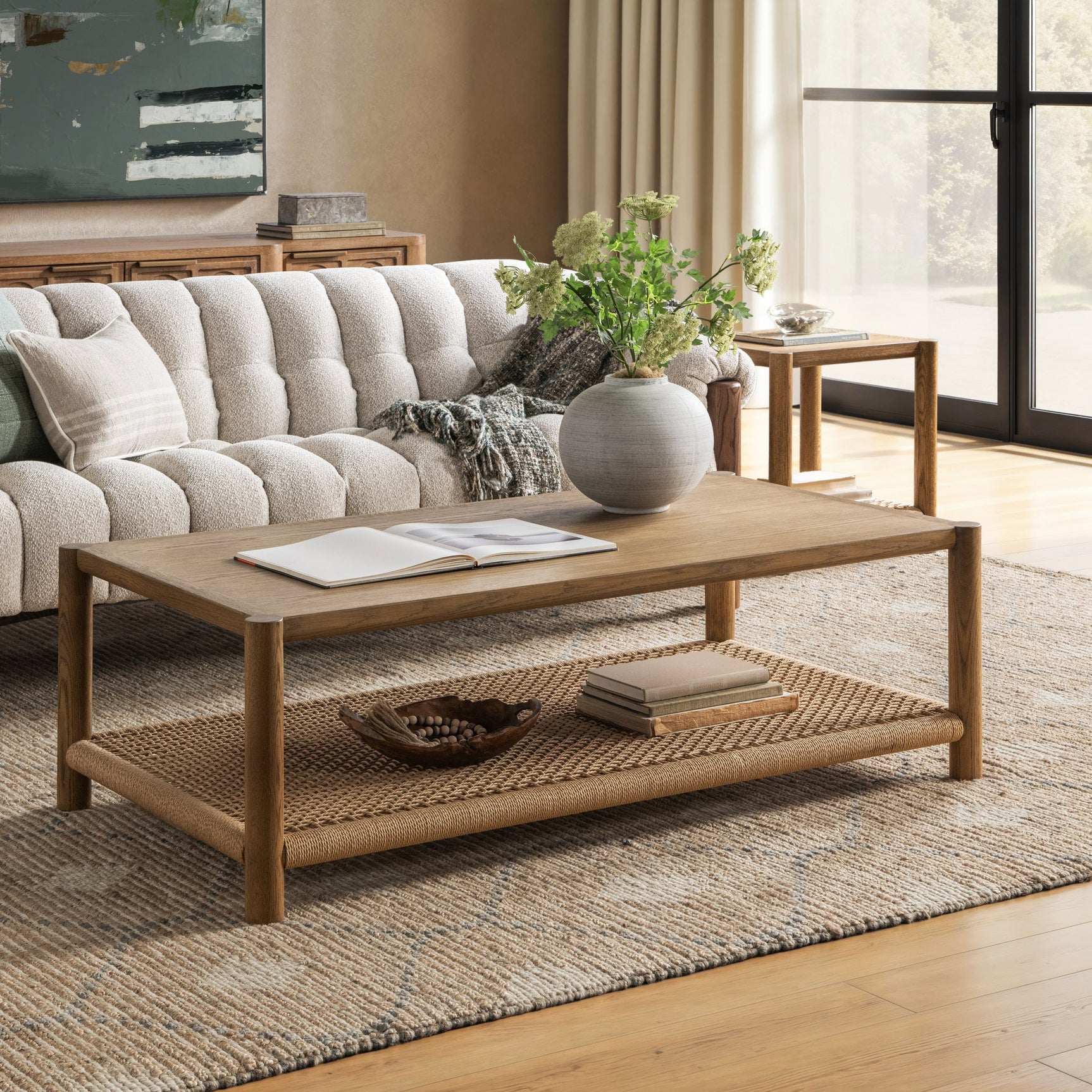 Jilian Imperial Brown Coffee Table - Ornate Home