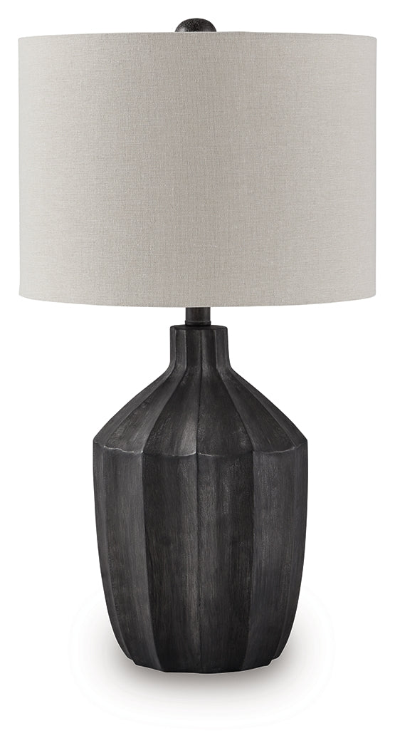 Jilton Black Poly Table Lamp (Online Special Price) - Ornate Home