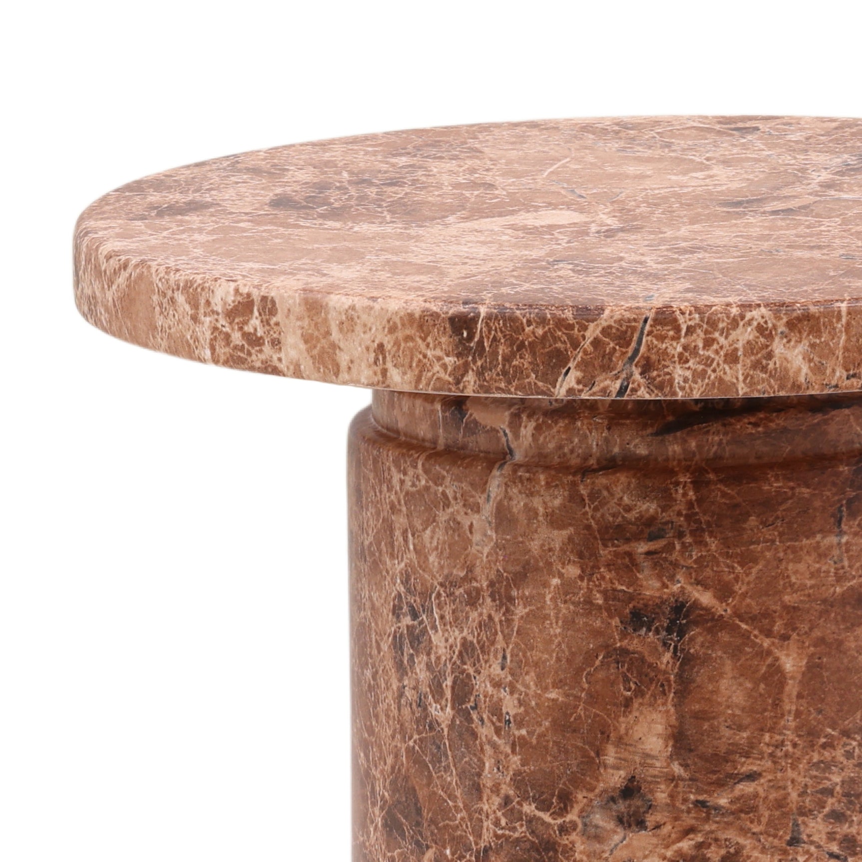 Jimenez Brown Side Table - Ornate Home