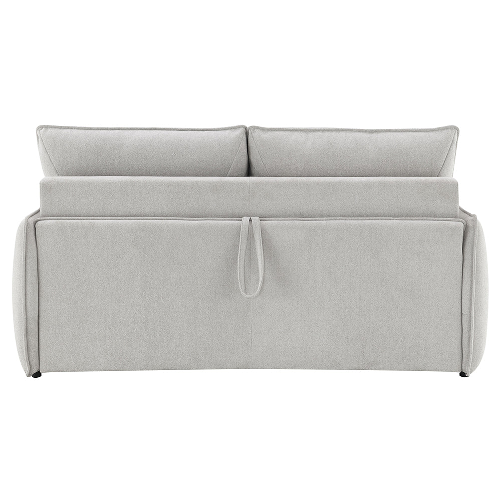 Jinn Beige Sofa w/Sleeper - Ornate Home
