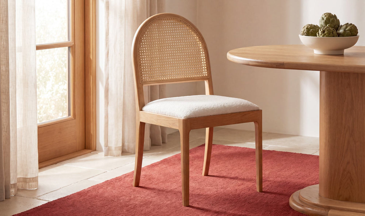 Jinny Flecked Beige Dining Chair (Set of 2) - Ornate Home