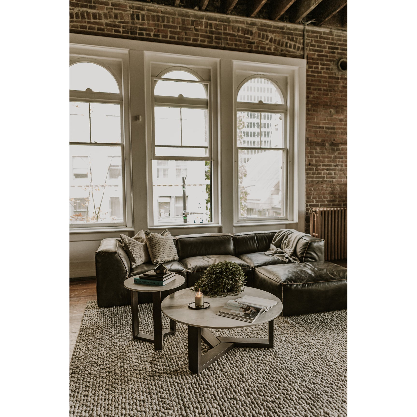 Jinxx Charcoal Grey Coffee Table - Ornate Home