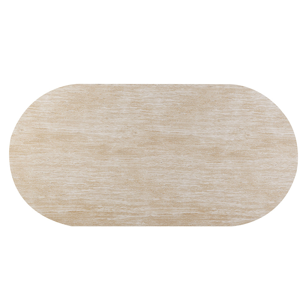 Jirina Travertine Dining Table - Ornate Home