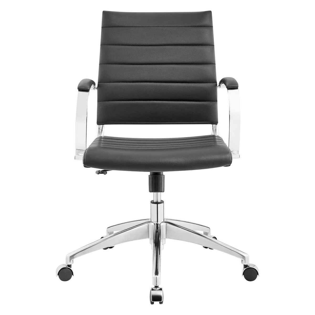 Jive Black Mid Back Office Chair - Ornate Home