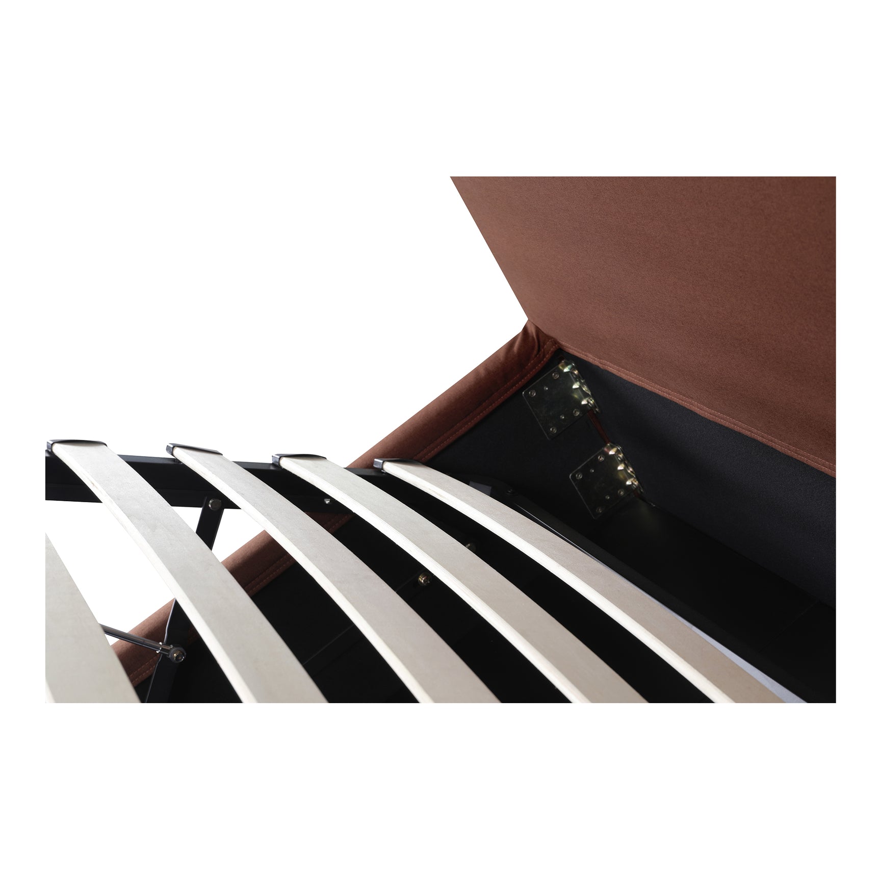 Joan Rust Queen Storage Bed - Ornate Home