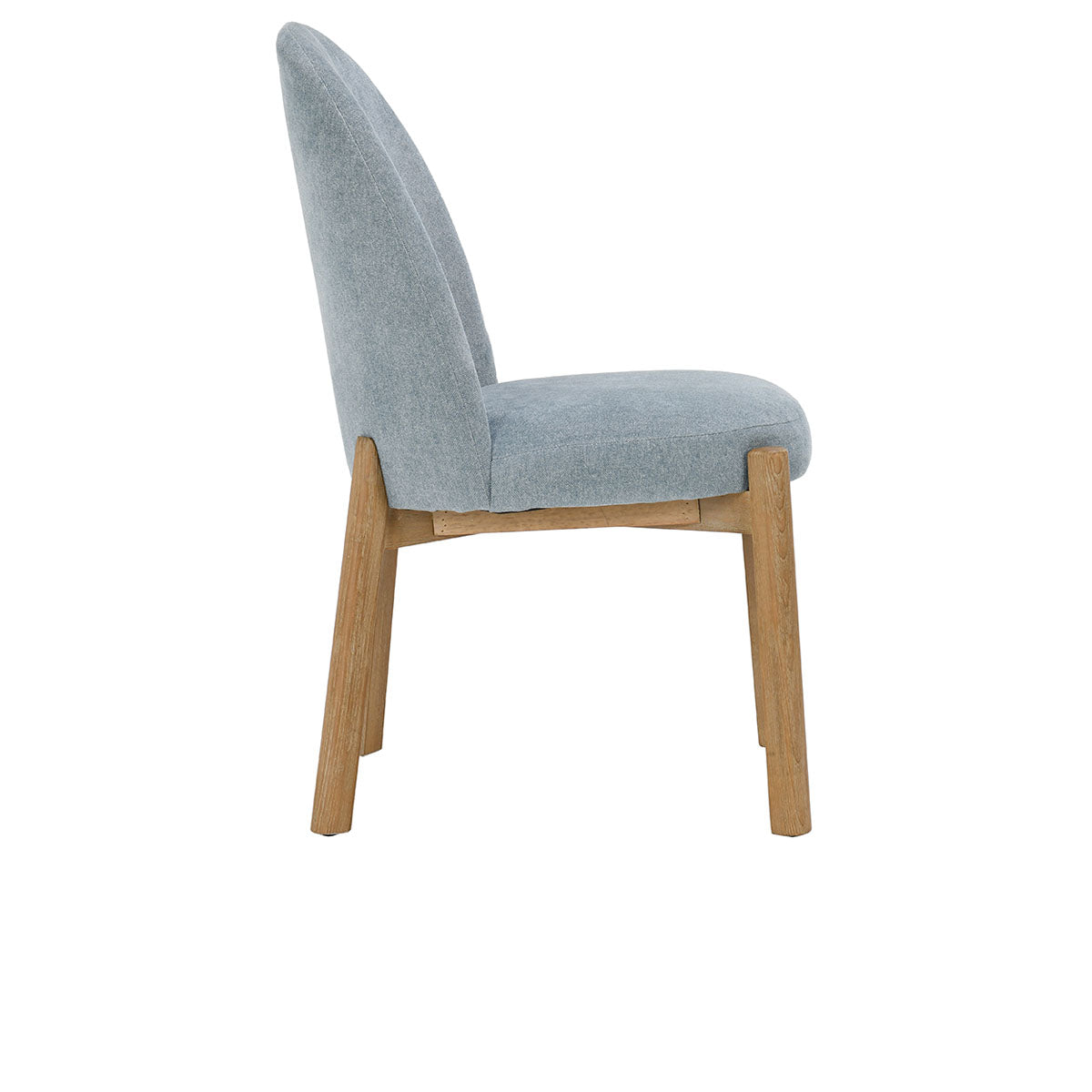 Joanie Dream Blue Upholstered Dining Chair - Ornate Home