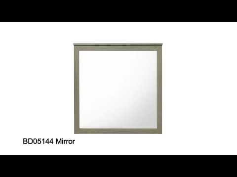 Joanna Weathered Gray Mirror - Ornate Home