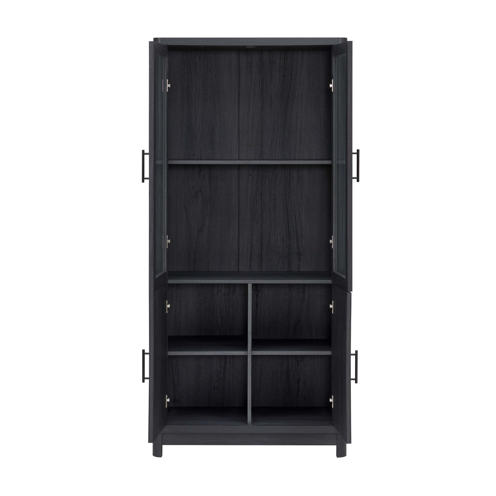 Jodie Bookcase in Charcoal Grey - Ornate Home