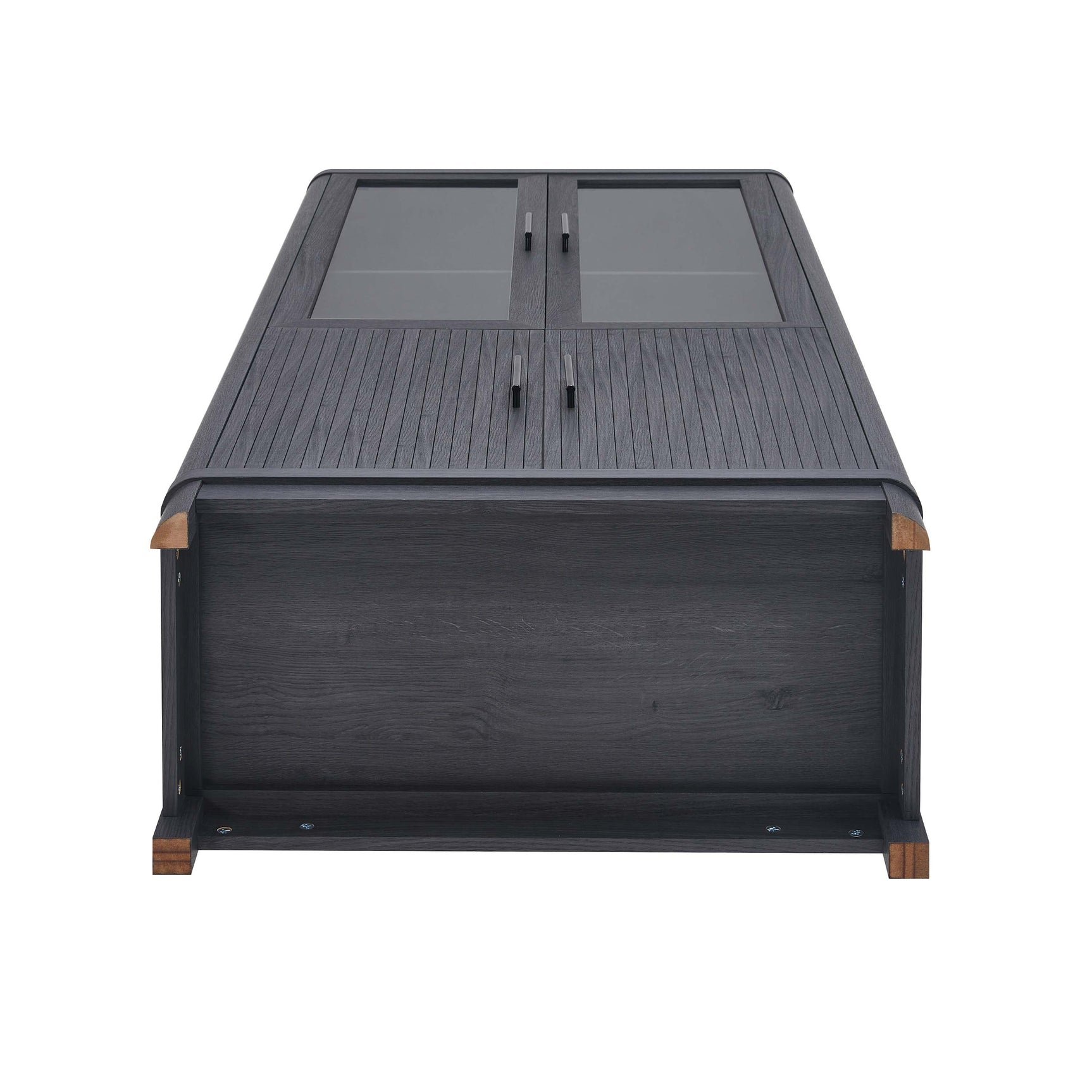 Jodie Bookcase in Charcoal Grey (set of 3) - Ornate Home