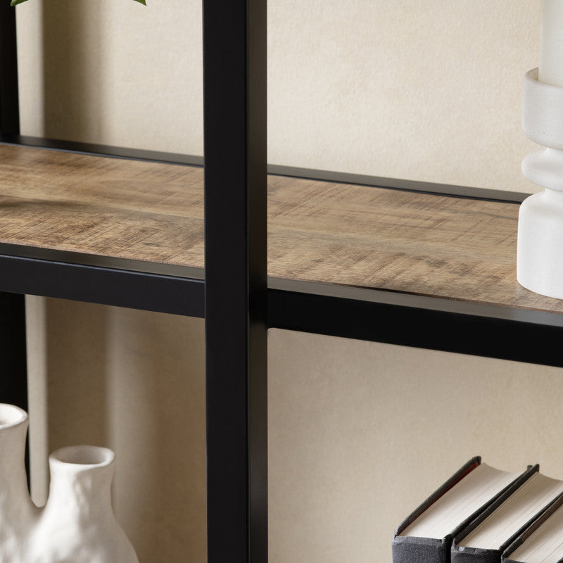 Johnston Brown/Black Etagere - Ornate Home