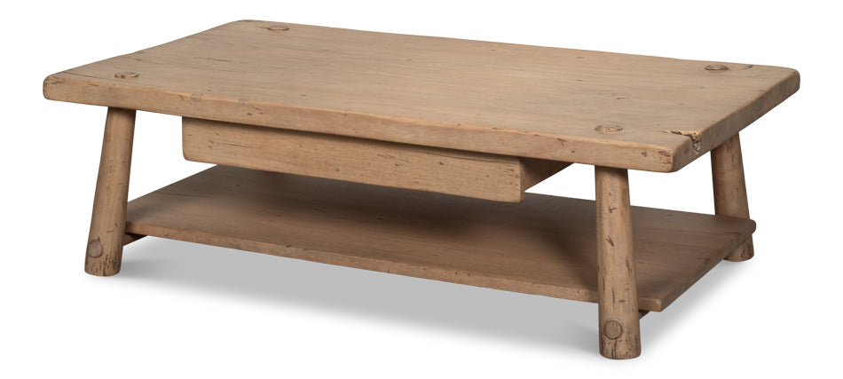Joiners Natural Reclaimed Wood Cocktail Table - Ornate Home