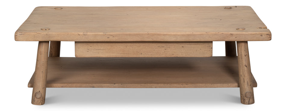 Joiners Natural Reclaimed Wood Cocktail Table - Ornate Home