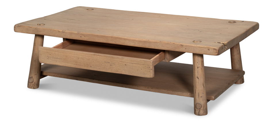 Joiners Natural Reclaimed Wood Cocktail Table - Ornate Home