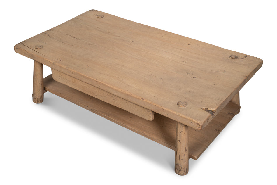 Joiners Natural Reclaimed Wood Cocktail Table - Ornate Home