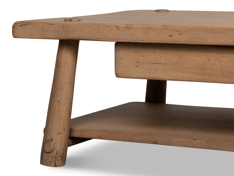 Joiners Natural Reclaimed Wood Cocktail Table - Ornate Home