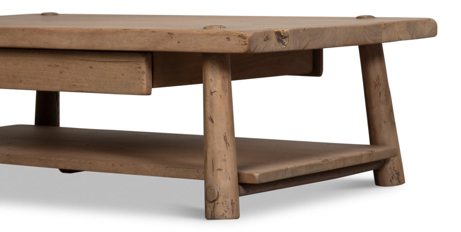 Joiners Natural Reclaimed Wood Cocktail Table - Ornate Home