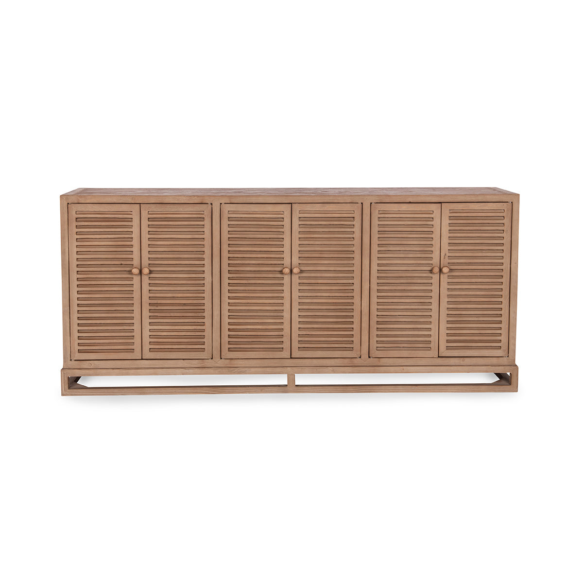 Jolen Distressed Brown 6 Door Buffet - Ornate Home