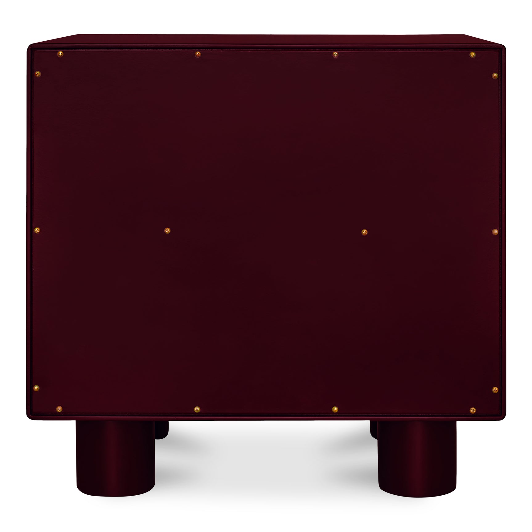 Jolene Deep Red Nightstand - Ornate Home